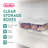 Sterilite 6 Qt Storage Box, Stackable Plastic Container, Home Organizer, 24 Pack-118694032-118694034