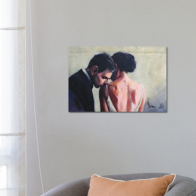 Reproduction d'art sur toile tendue, "The fevrier 14" par Ihor Shulman, 18'' H x 26'' W x 1.5'' D
