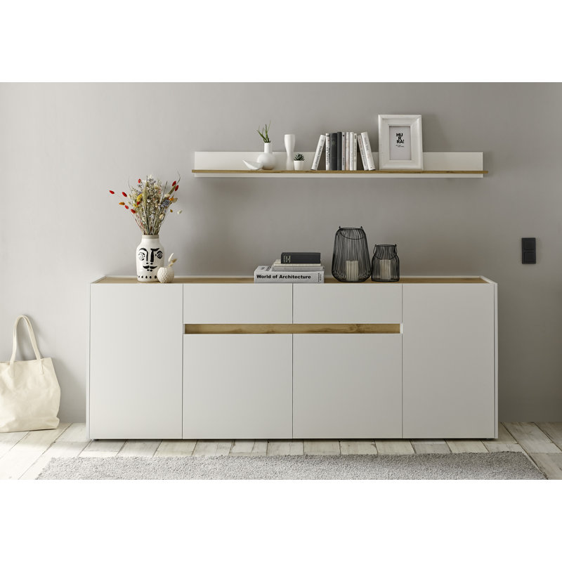 Keziah 223cm Sideboard, White