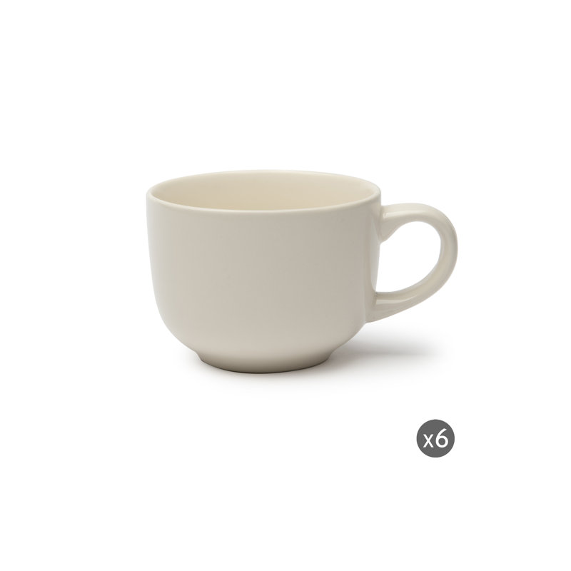 Fashion White Ceramic Cappuccino Cup
