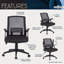 Fauteuil ergonomique en filet