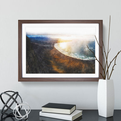 Mountain View of Lanzarote in Spain - Framed Print