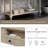 Traditional Design Console Table with Two Drawers and Bottom Shelf-1367724305
