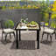 Square 4 - Person 86Cm L Outdoor Table-74681786