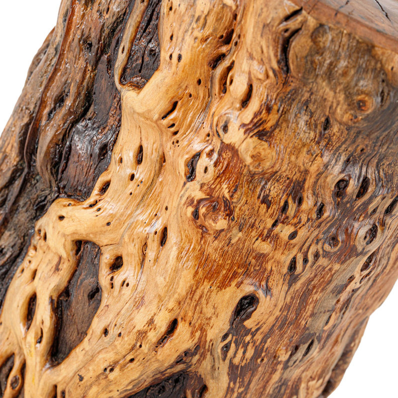Dode Reclaimed Wood Accent Stool