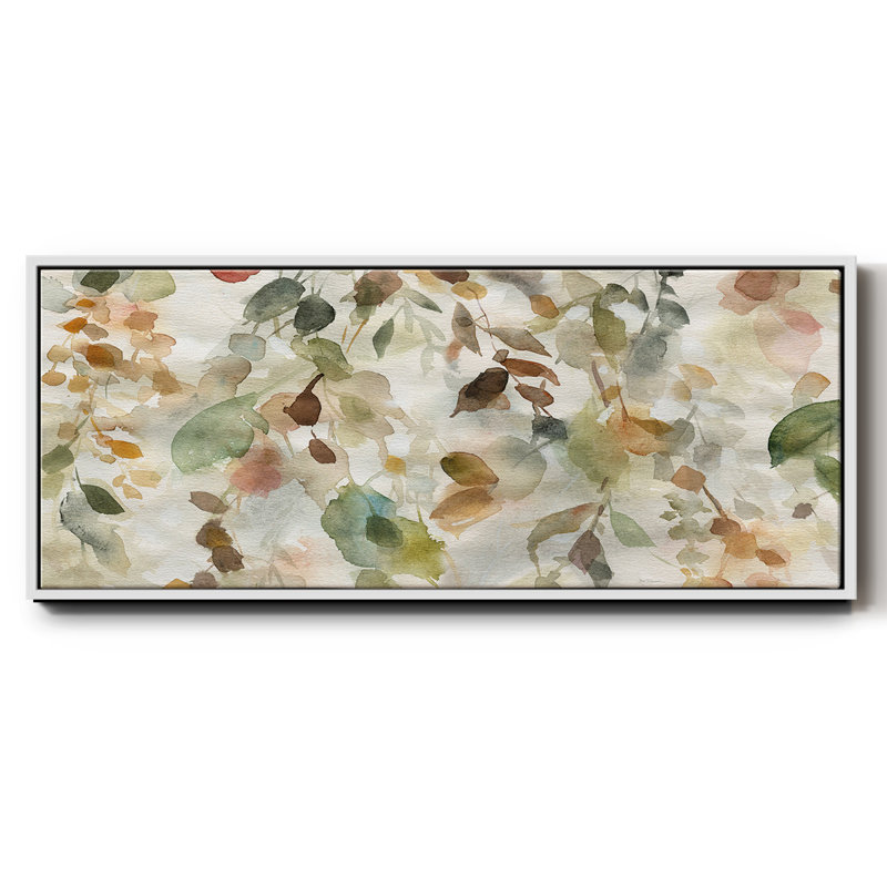 Fall Cascade- Framed Canvas, 20" H x 50" W