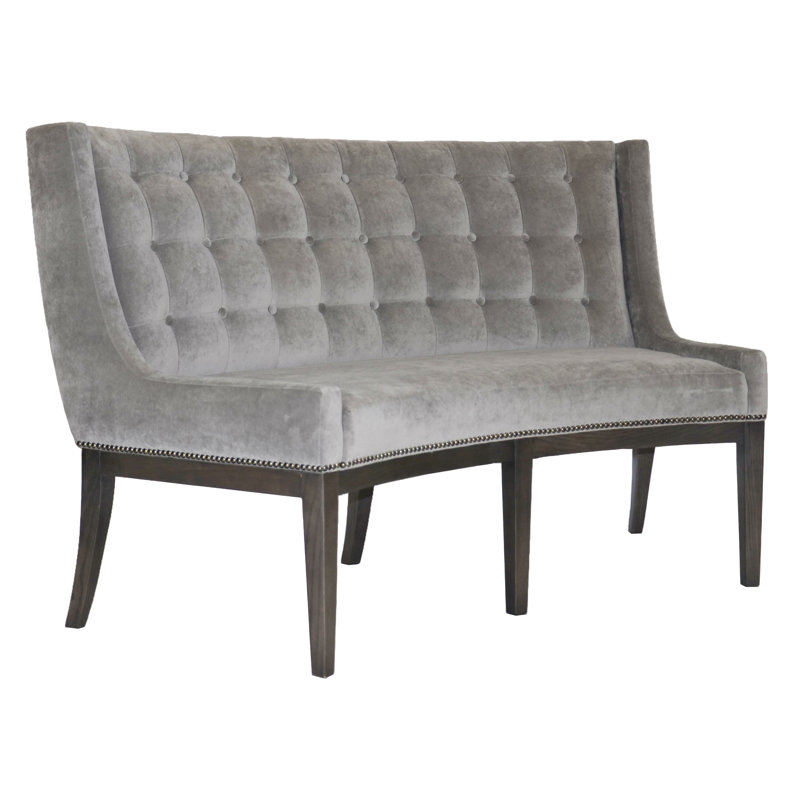Alton Upholstered Bench, Casa Blanca, Worthy Snow
