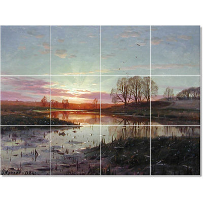 Carreau de peinture murale 32 po x 24 po 8 po x 8 po