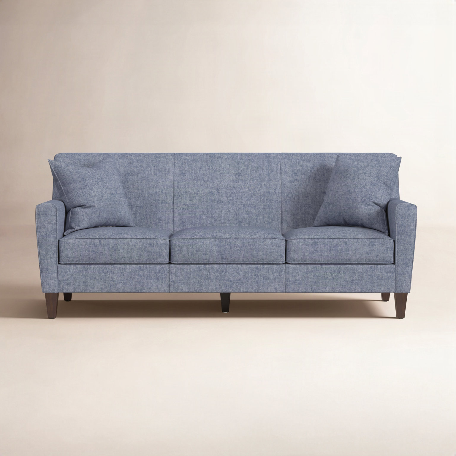 Osmin 80" Sofa, Indigo Blue