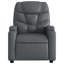  Fauteuil de massage inclinable gris en faux cuir-1059718586