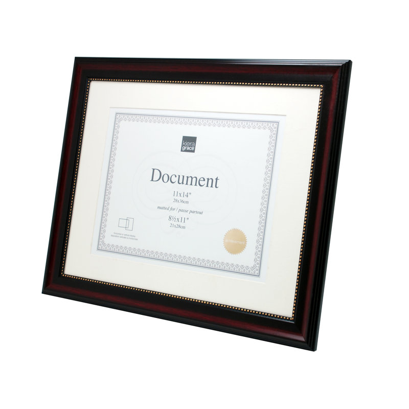 Beaded Picture Frame with Mat