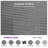 PURPLE LEAF Outdoor Chaise Lounge Chairs Set Adjustable Recliner Chair with Wheels and Table for Poolside Beach Patio Aluminum Reclining Sunbathing Lounger Mixed Grey-345372416