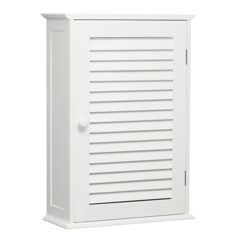 Solid Wood Wall Bathroom Cabinet