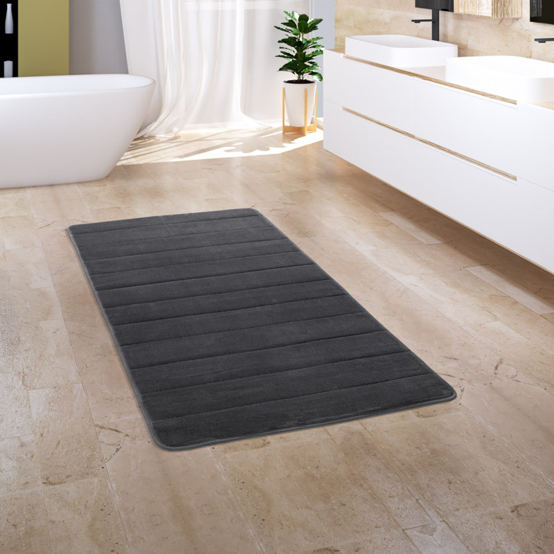 Non-Slip, 50cm W x 80cm L, Dark Grey