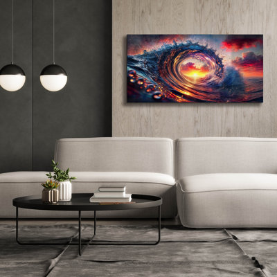«The Last Wave» par Rey Klimt, art mural sur toile