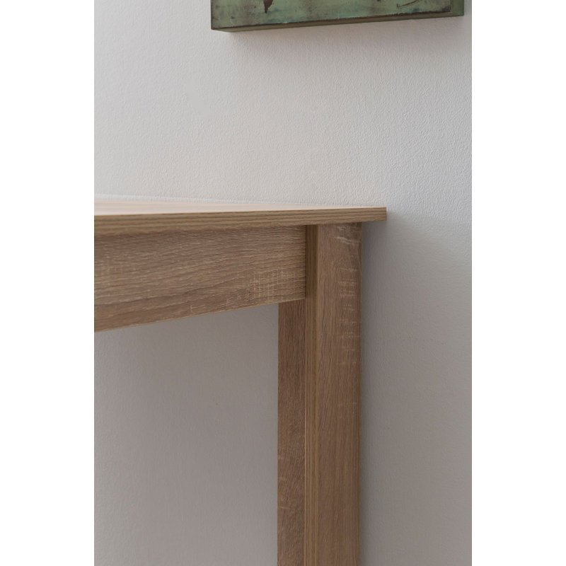 Dining Table/Bar Table Zukowski 120 X 107.5 X 60 Cm Wooden Bar Table Kitchen Counter, Sonoma