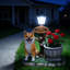 Décoration de jardin pour chien assis Akita