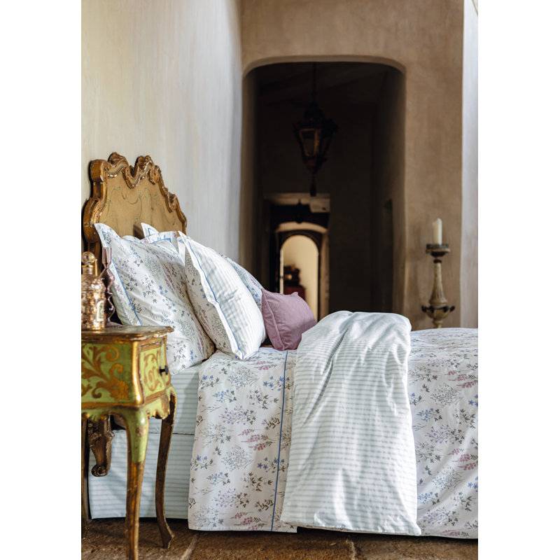 Éole Standard Cotton Percale Duvet Cover, Queen Duvet Cover