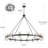 32 - Light 49.21" Large Dimmable Round Crystal Cup Style Wagon Wheel Chandelier For Dining Room Living Room-2099897866-2092226853