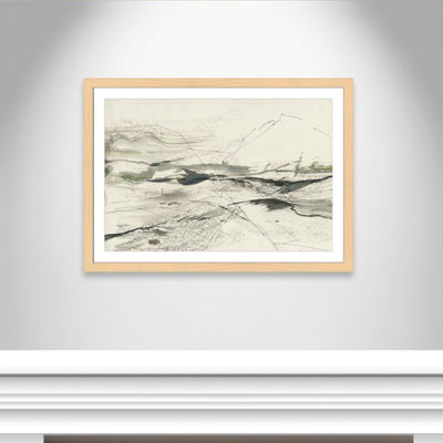 Green Sketches Print by PI Studio