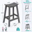 Tabouret de bar en PEHD aspect bois-1201081003