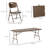 Resin Rattan Dining Set