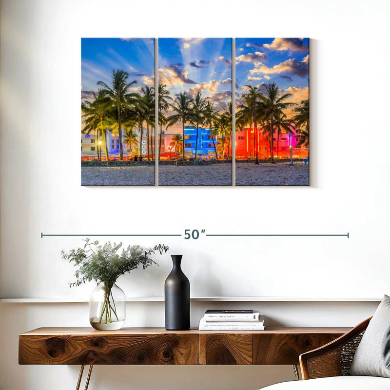 Sirci Ocean Drive Miami, H 24 po x l 38 po