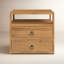 Lark 2 Drawer Wide Nightstand-1919056600