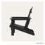 Chaise Adirondack pliante en noir-296894731