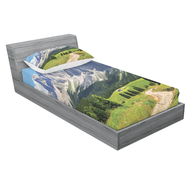 Microfiber Sheet Set, Twin XL Sheet Set with Fitted Sheet