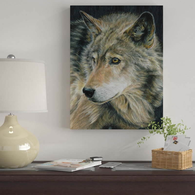 «Curious Eyes» par Carla Kurt - reproduction sur toile, H 19 po x l 14 po x P 2 po
