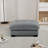 Down Filled Overstuffed Performance Velvet Ottoman-730464230