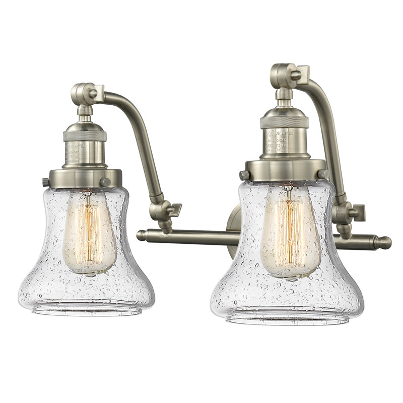 Edda 2 - Light Dimmable Vanity Light, Brushed Satin Nickel