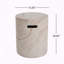 Table d'appoint durable Travertine