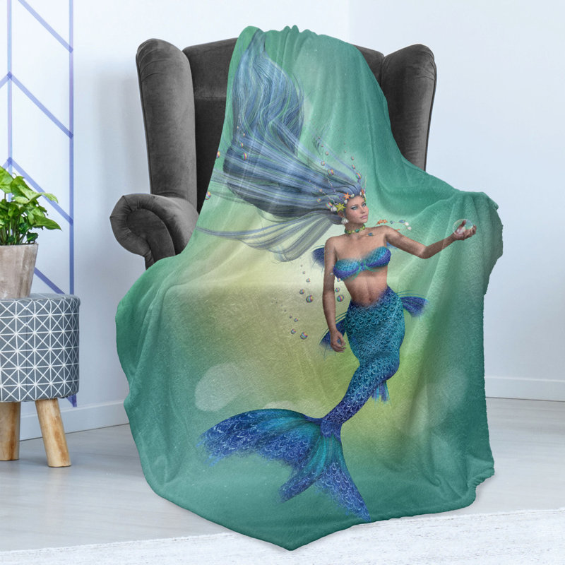 Hand Woven Throw Blanket, 70" W x 90" L