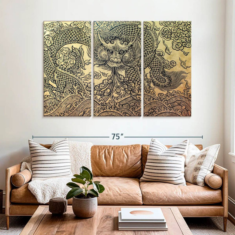 Brampt Legendary Dragon, 42" H x 65" W