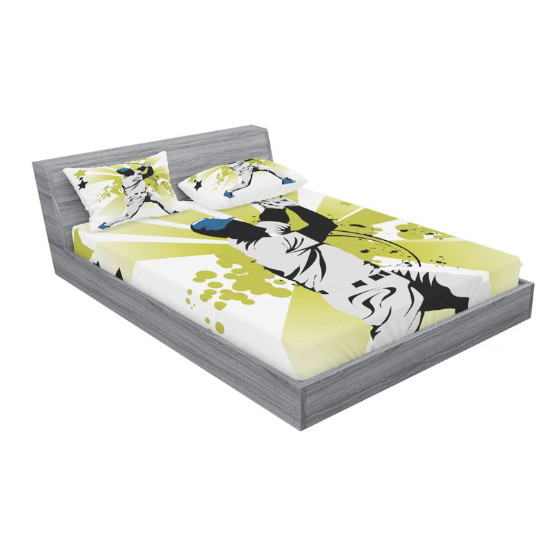 Microfiber Sheet Set, Full Sheet Set with Fitted Sheet