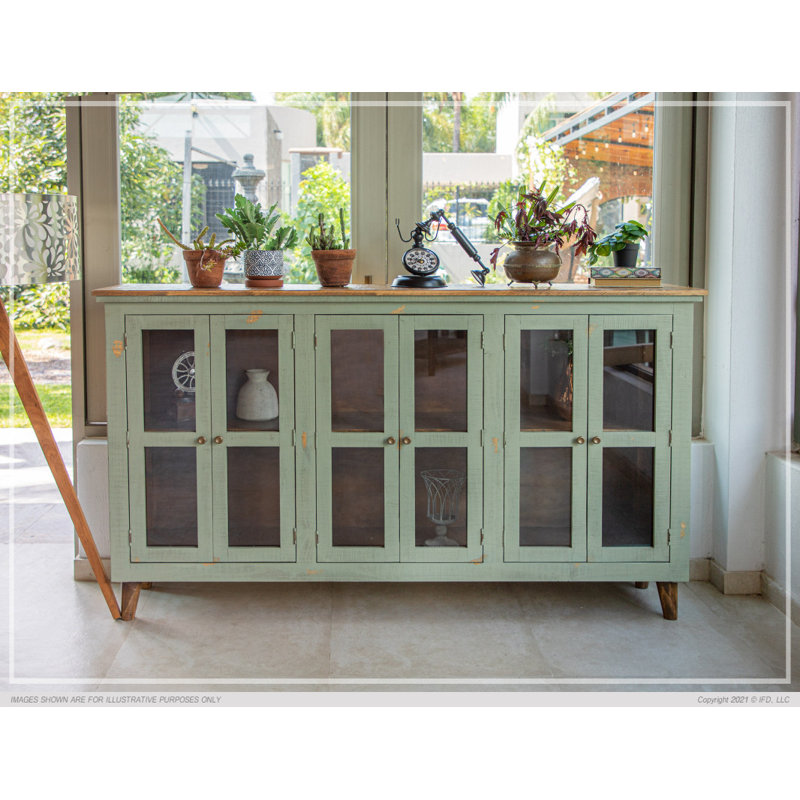 Christyne 71.5'' Solid Wood Sideboard