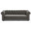 Chien moderne surélevé gris foncé, pour les chiens de grande taille et surdimensionnés, 55 po x 26,5 po x 17,5 po, 40,91 lb, lit gris élégant d'une capacité de 130 lb, grande capacité de poids confortable