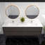 Meuble-lavabo mural double l 83 po x P 19,6 po x H 21,75 po Yacoubou-77133615