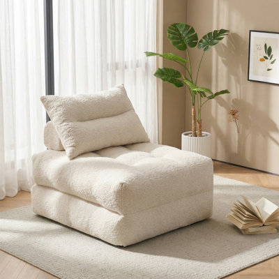 Boneless Folding Sofa Bed, Convertible Chair Bed For Adults Home Lounge And Gaming, Comfortable Stylish Design For Apartment Bedroom Living Room