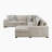 Odesser 4-Piece Chenille Sectional Sofa Sleeper with Chaise-1606937374-1552142359