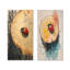Coccinelle à la forêt sur diapositive I - Collection d'art mural 2 panneaux animaux-1750525508-1750525509