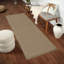 Tan Modern Washable Shaggy Rug, Geometric Stain-Resistant Rug For Living Room, Dining Room, Bedroom, Kitchen-1355988624