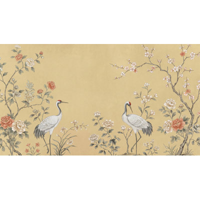 Papier peint oriental Cranes