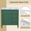 Meuble-lavabo moderne avec tiroirs multiples et options de rangement avancées-113754472