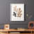 White Single Picture Framed