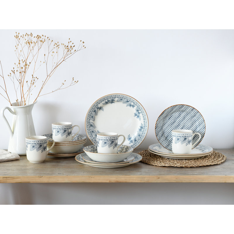 Euböa Piece Dinnerware Set - Service for 4