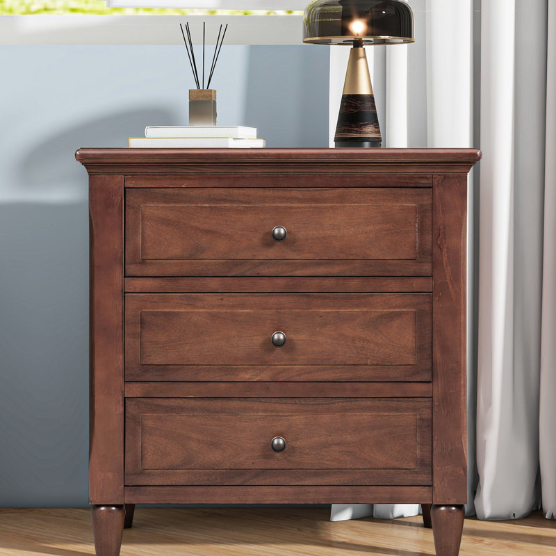 Armoire de chevet 3 pièces Vierzon Brown