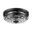 Raiven Clear Glass Flush Mount